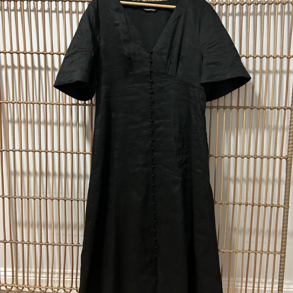 COUNTRY ROAD PANELLED MIDI DRESS WITH POCKETS SIZE 16 - Picture 3 of 4